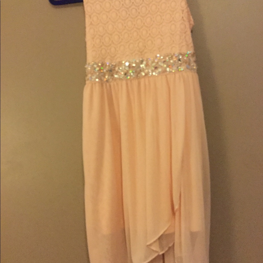 Light pink badazzled dress